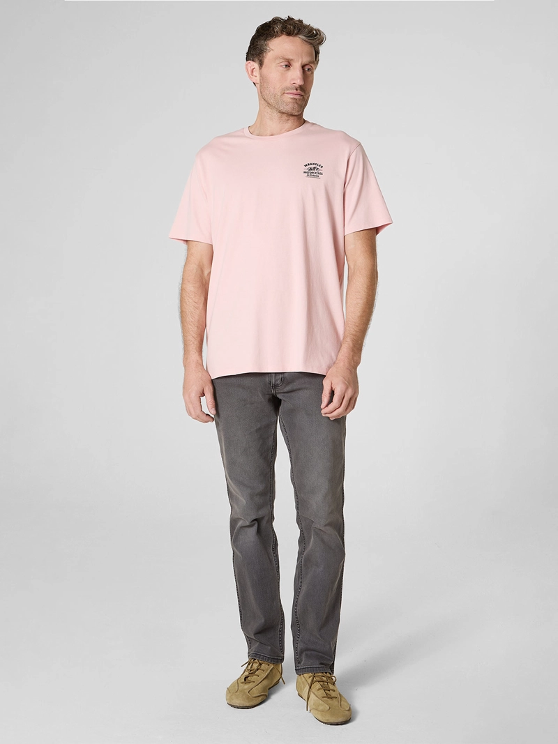 POLERA HOMBRE WRANGLER ALGODÓN CUELLO REDONDO MANGA CORTA - 4