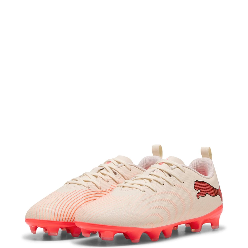 ZAPATILLAS NIÑO PUMA FÚTBOL BEIGE FUTURE 9 PLAY  - 3