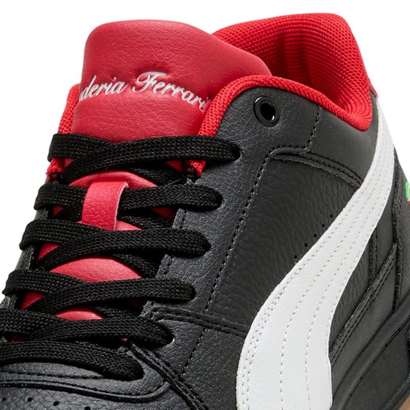 ZAPATILLAS HOMBRE PUMA DEPORTIVAS NEGRO FERRARI CAVEN III CUERO - 5