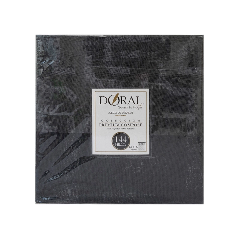 JUEGO DE SÁBANAS DORAL ESTAMPADA 144 HILOS 2 PLAZAS PUZZLE - 4