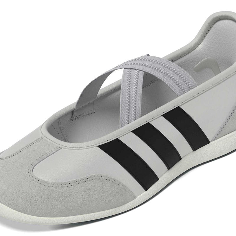 ZAPATILLAS MUJER ADIDAS URBANAS GRIS BARREDA MARY JANE CUERO - 8