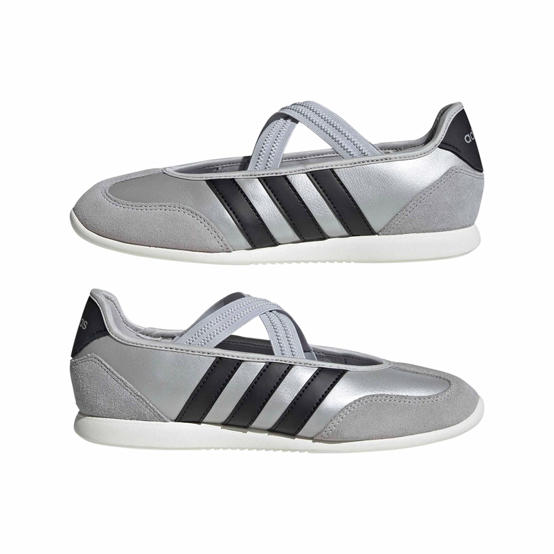 ZAPATILLAS MUJER ADIDAS URBANAS GRIS BARREDA MARY JANE CUERO - 7