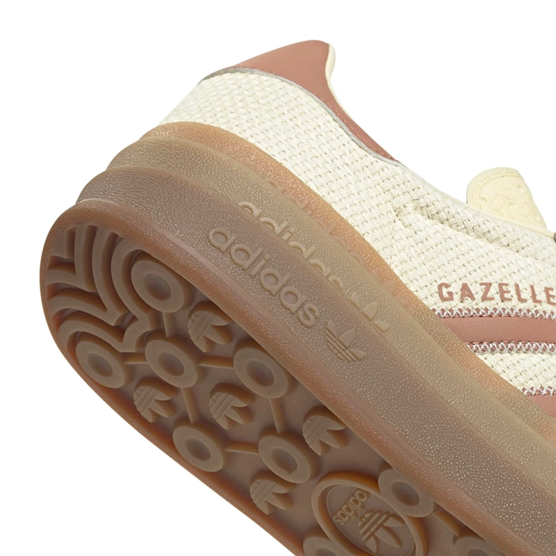 ZAPATILLAS MUJER ADIDAS ORIGINALS CASUALES CREMA GAZELLE BOLD CUERO - 8