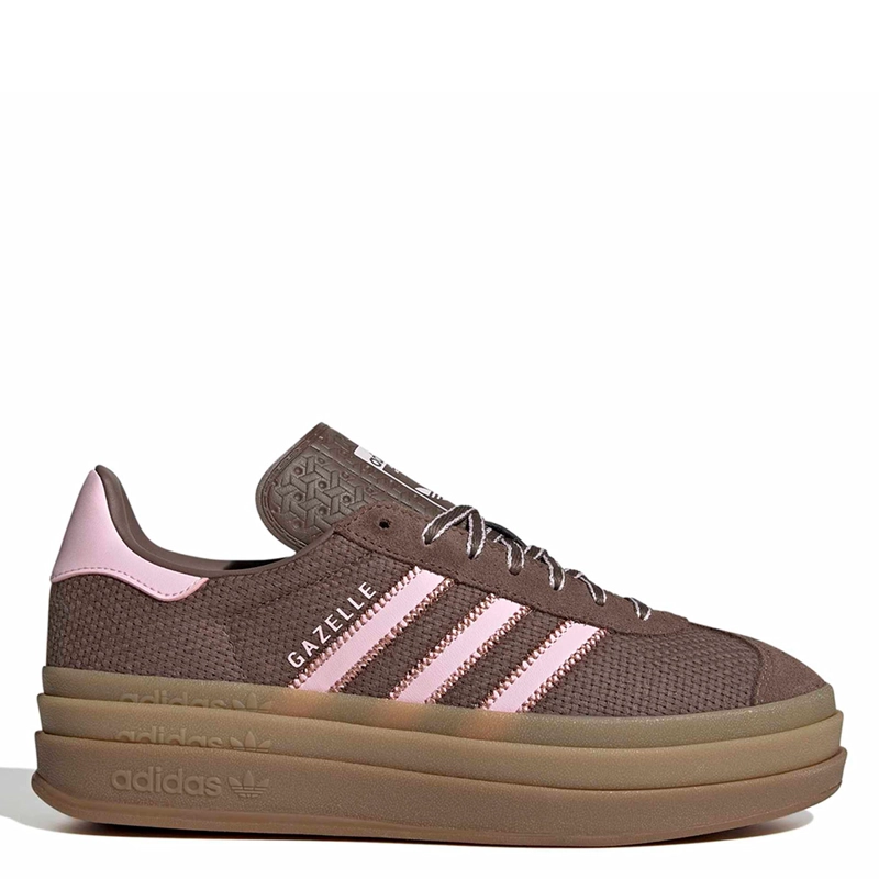 ZAPATILLAS MUJER ADIDAS ORIGINALS CASUALES CAFÉ GAZELLE BOLD CUERO - 1