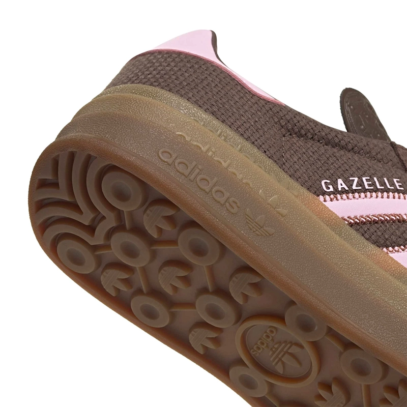 ZAPATILLAS MUJER ADIDAS ORIGINALS CASUALES CAFÉ GAZELLE BOLD CUERO - 8