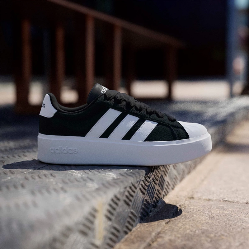 ZAPATILLAS MUJER ADIDAS CASUALES NEGRO STREETTALK BOLD - 9