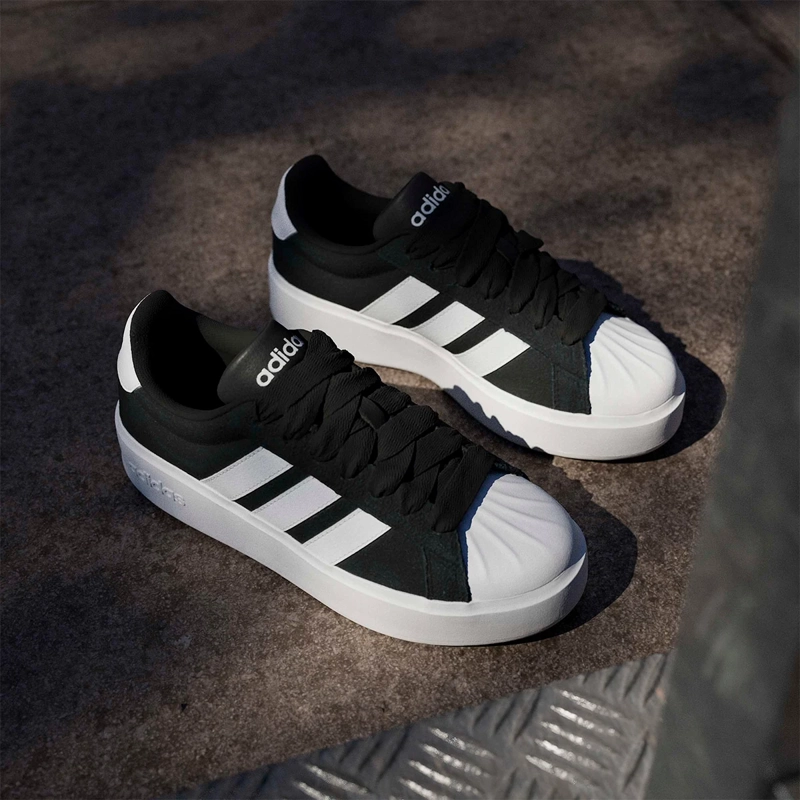 ZAPATILLAS MUJER ADIDAS CASUALES NEGRO STREETTALK BOLD - 10