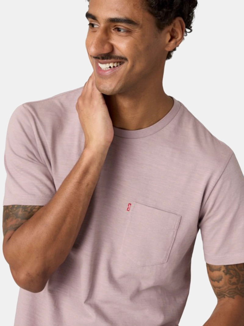 POLERA HOMBRE LEVI'S MANGA CORTA REGULAR FIT ALGODÓN  - 4