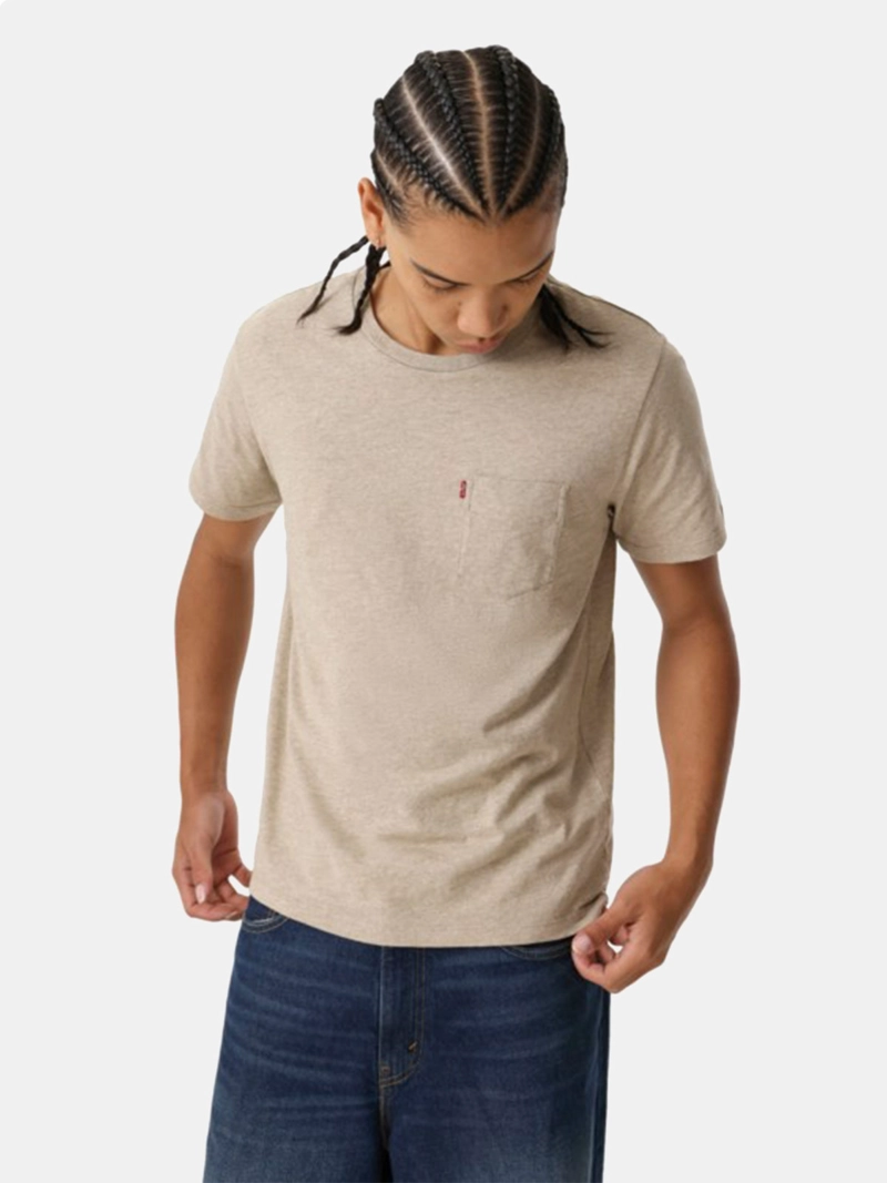 POLERA HOMBRE LEVI'S MANGA CORTA REGULAR FIT ALGODÓN  - 4