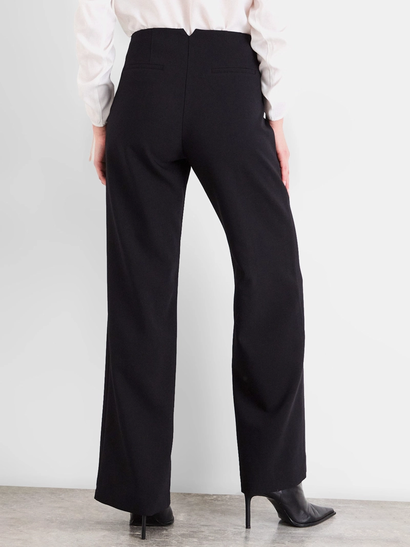 PANTALÓN MUJER IO REGULAR FIT LISO - 2