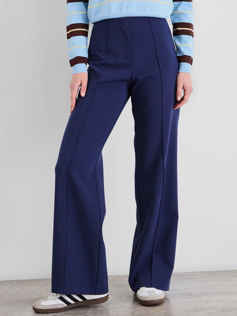 PANTALÓN MUJER IO REGULAR FIT LISO - 2