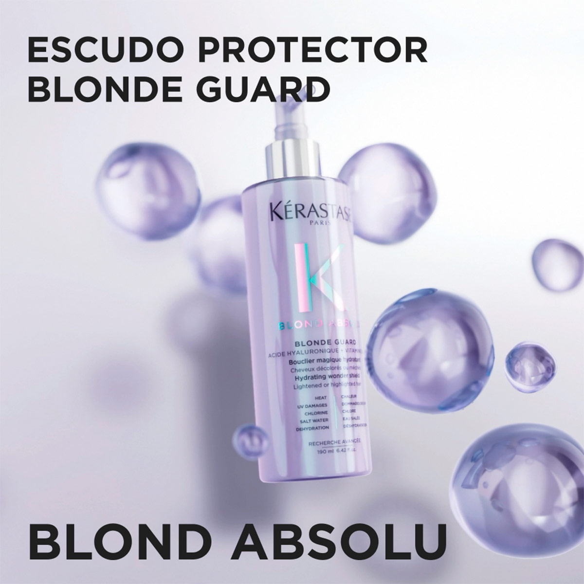 SPRAY LEAVE-IN HIDRATANTE KERASTASE BLOND GUARD BLOND ABSOLU 190ML - 2