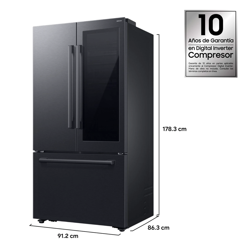 REFRIGERADOR FRENCH DOOR SAMSUNG RF80H30JEFZS 836L NO FROST GRAFITO - 4