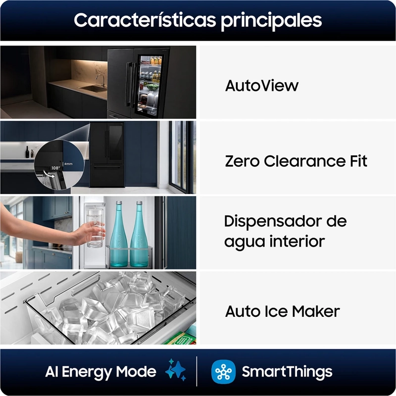 REFRIGERADOR FRENCH DOOR SAMSUNG RF80H30JEFZS 836L NO FROST GRAFITO - 5