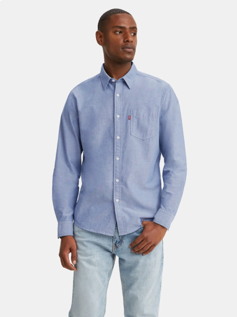 CAMISA HOMBRE LEVIS ALGODÓN MANGA LARGA - 1