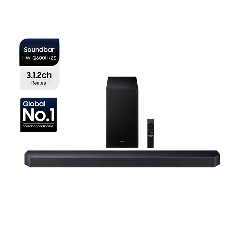 SOUNDBAR BLUETOOTH SAMSUNG Q-SERIES HW-Q600H 3.1.2 SUBWOOFER (2026) - 4
