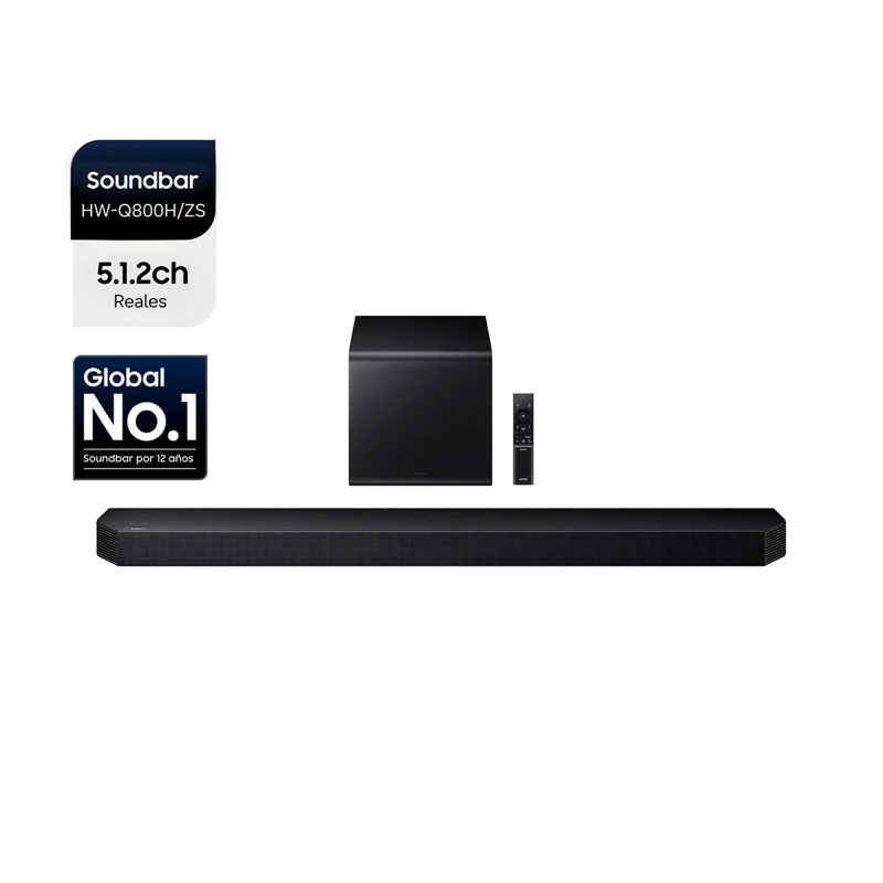 SOUNDBAR BLUETOOTH SAMSUNG Q-SERIES HW-Q800H 5.1.2 SUBWOOFER (2026) - 4