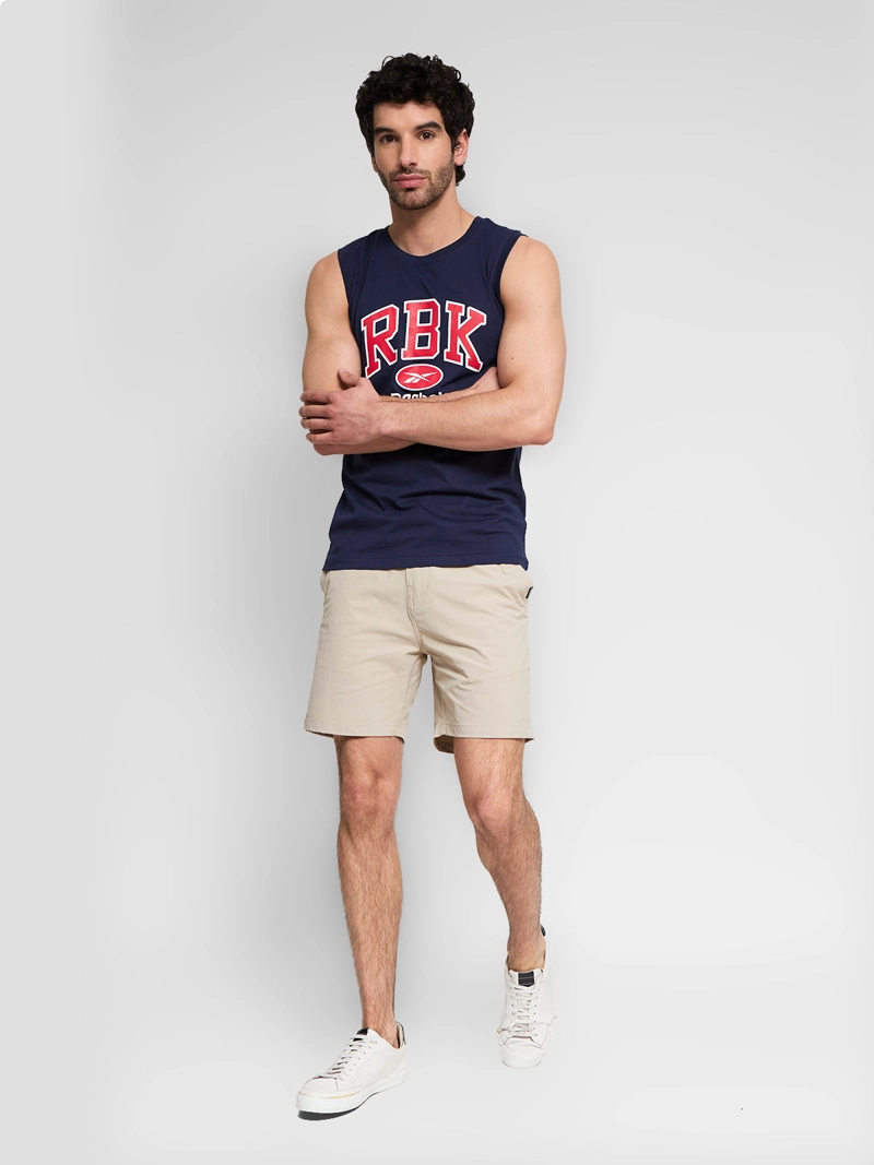 POLERA HOMBRE REEBOK ALGODÓN TANK COLLEGIATE - 4