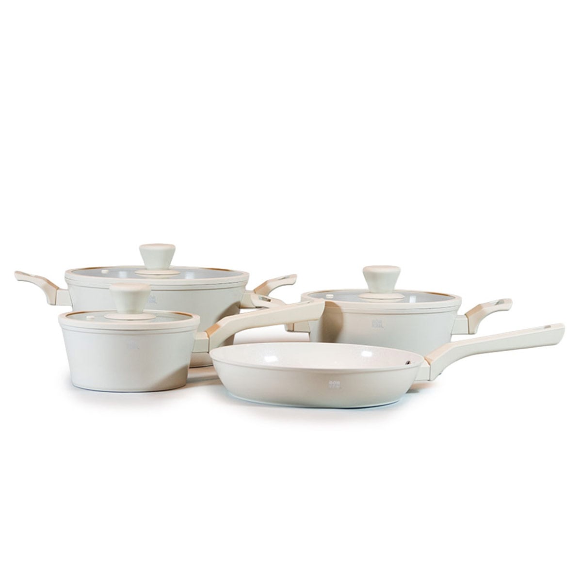 BATERÍA DE COCINA BÖRKEN CERAMIC LINEN 7 PIEZAS BEIGE - 2