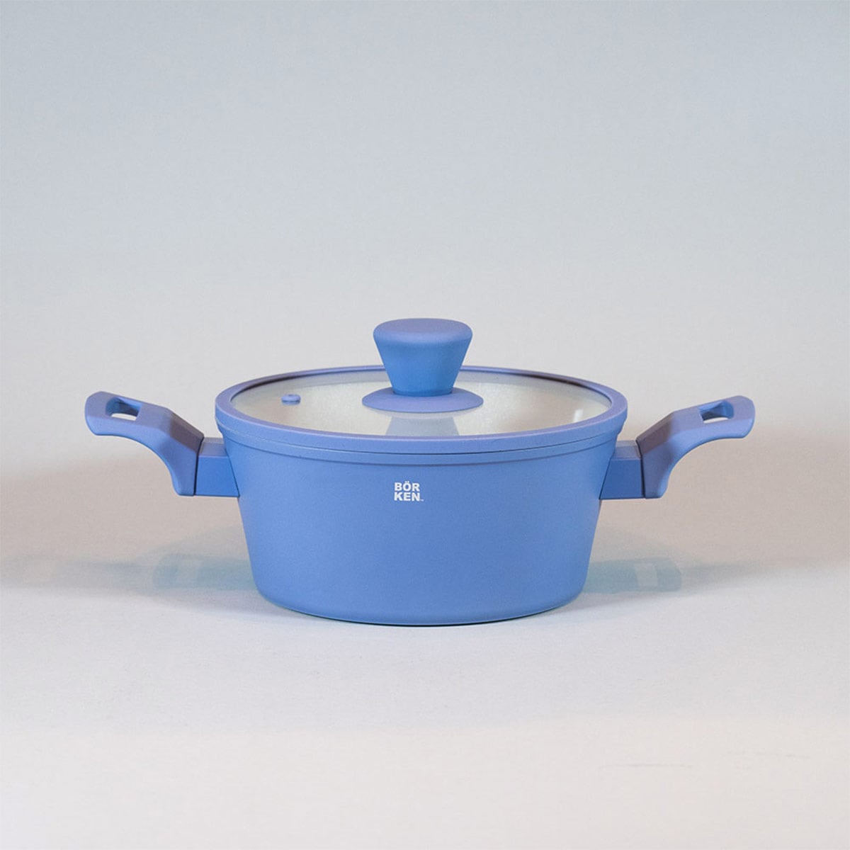 BATERÍA DE COCINA BÖRKEN CERAMIC SLATE 7 PIEZAS CELESTE - 6