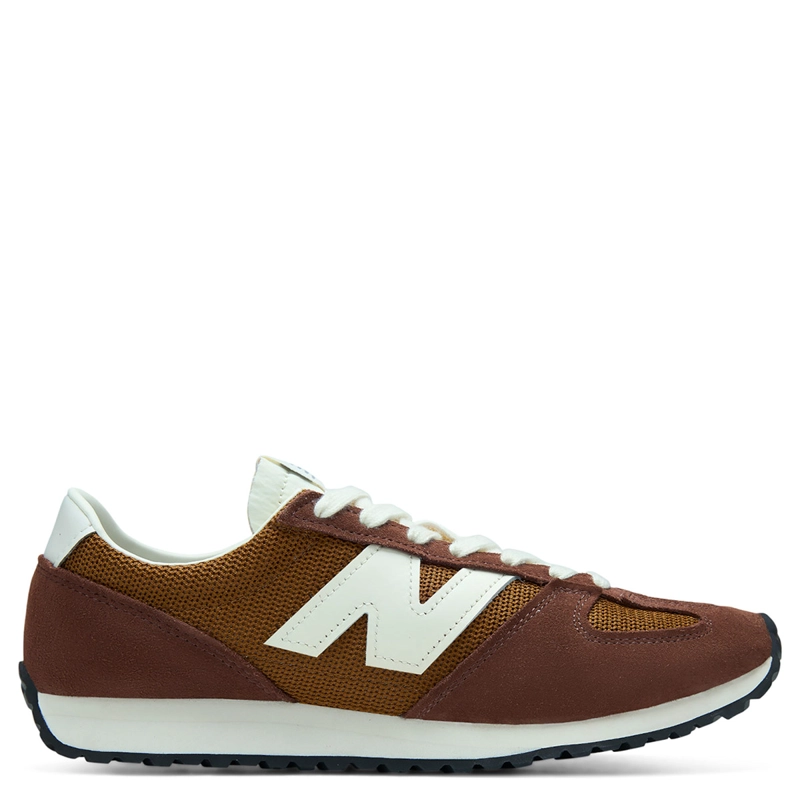 ZAPATILLAS MUJER NEW BALANCE URBANAS CAFÉ U4713G5 CUERO - 1