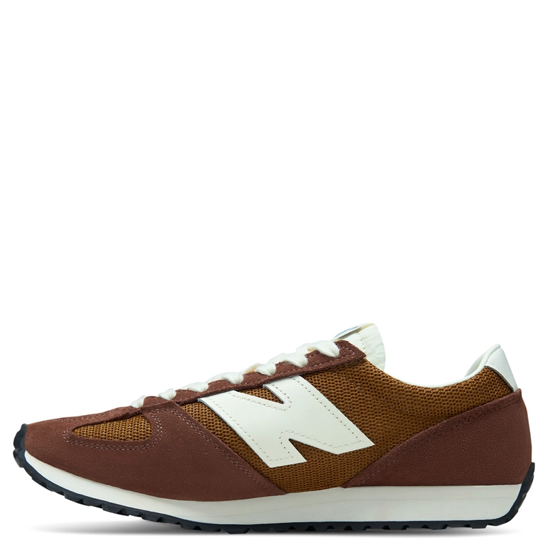ZAPATILLAS MUJER NEW BALANCE URBANAS CAFÉ U4713G5 CUERO - 2