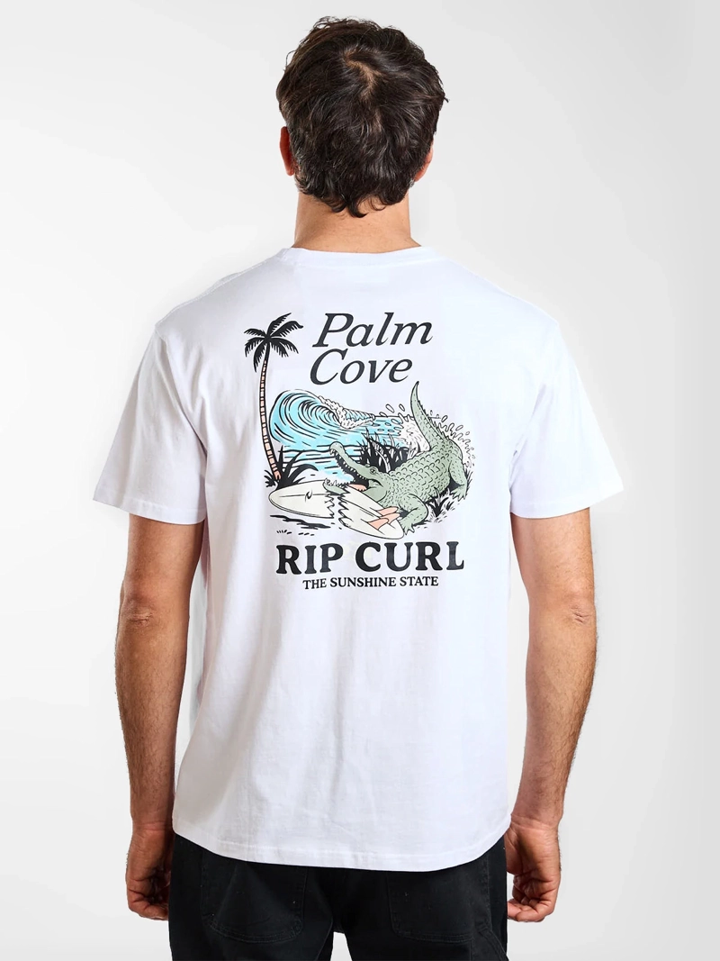 POLERA HOMBRE RIP CURL ALGODÓN MANGA CORTA - 2