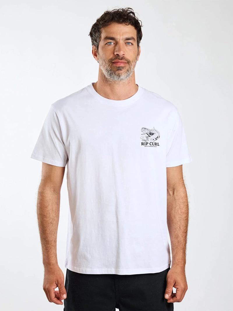 POLERA HOMBRE RIP CURL ALGODÓN MANGA CORTA - 1
