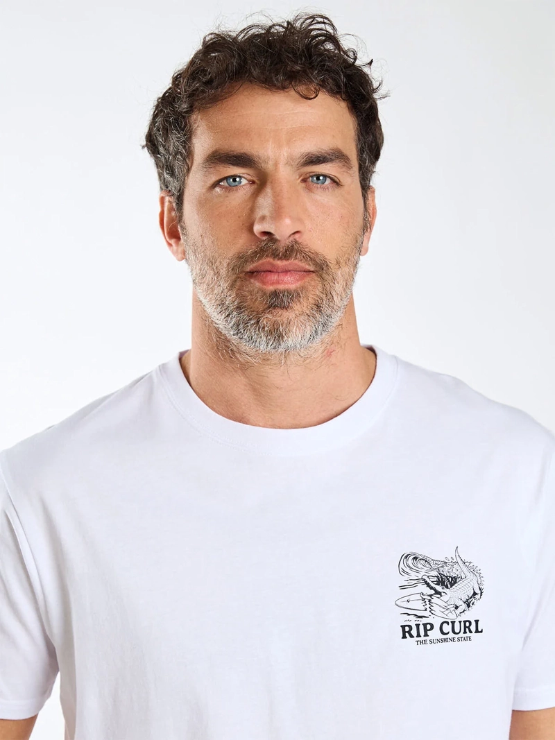 POLERA HOMBRE RIP CURL ALGODÓN MANGA CORTA - 4