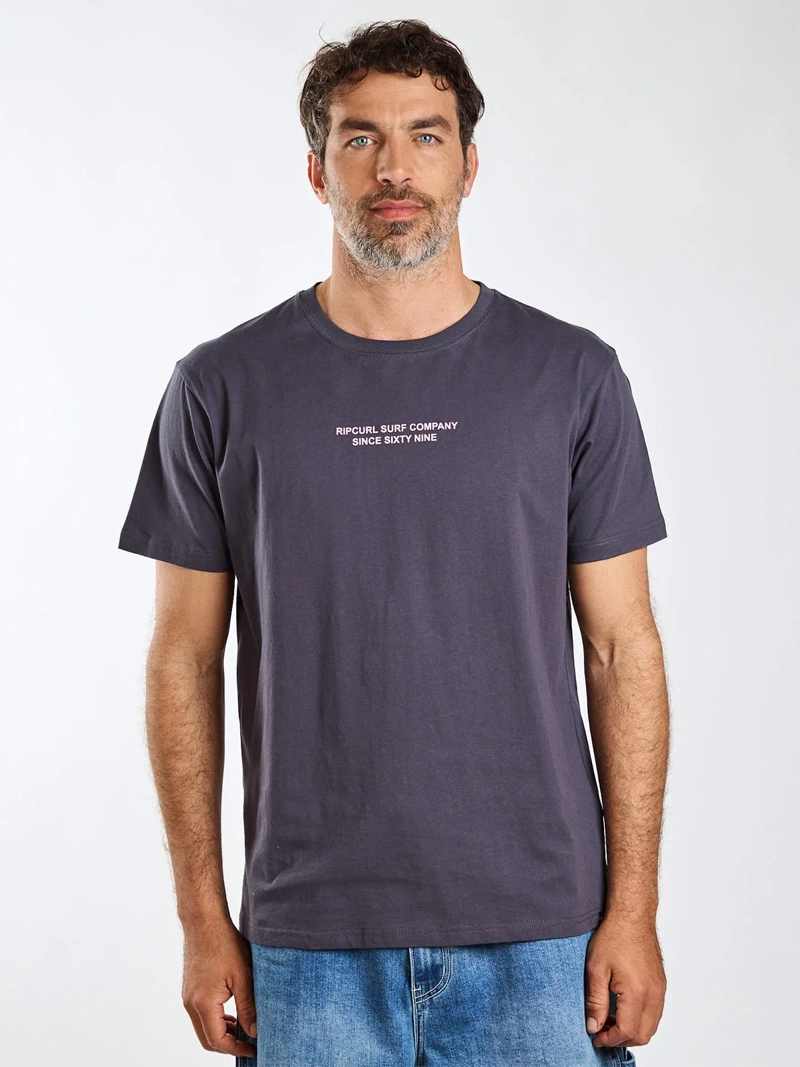 POLERA HOMBRE RIP CURL ALGODÓN MANGA CORTA
