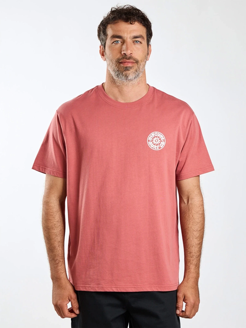 POLERA HOMBRE RIP CURL MANGA CORTA ALGODÓN COLECCIÓN - 1