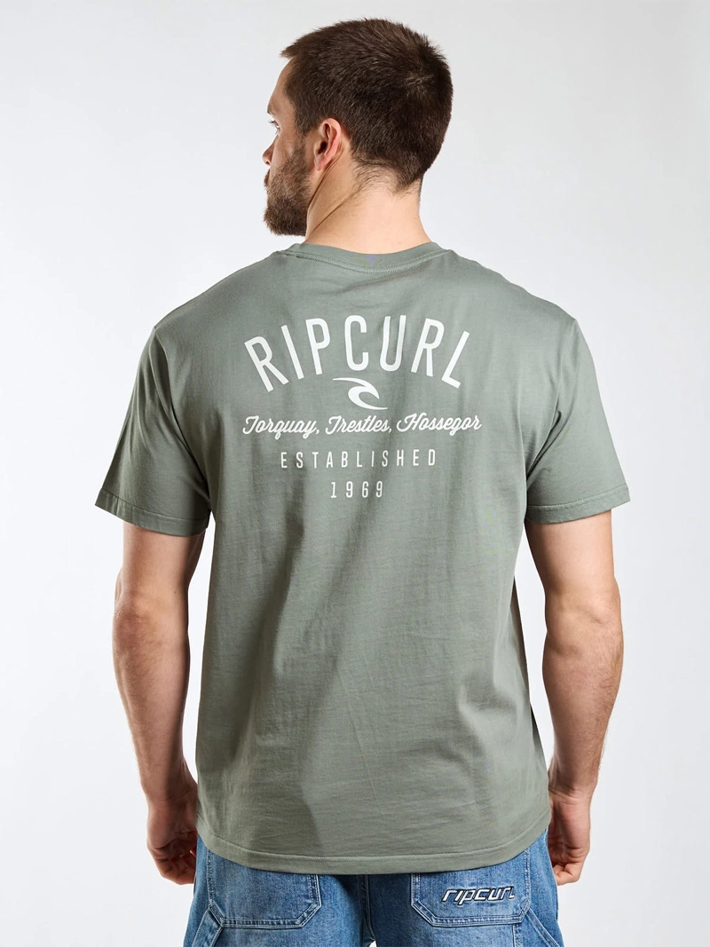 POLERA HOMBRE RIP CURL MANGA CORTA ALGODÓN COLECCIÓN - 2
