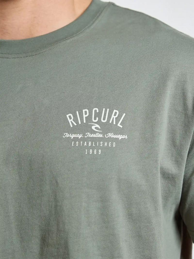 POLERA HOMBRE RIP CURL MANGA CORTA ALGODÓN COLECCIÓN - 5