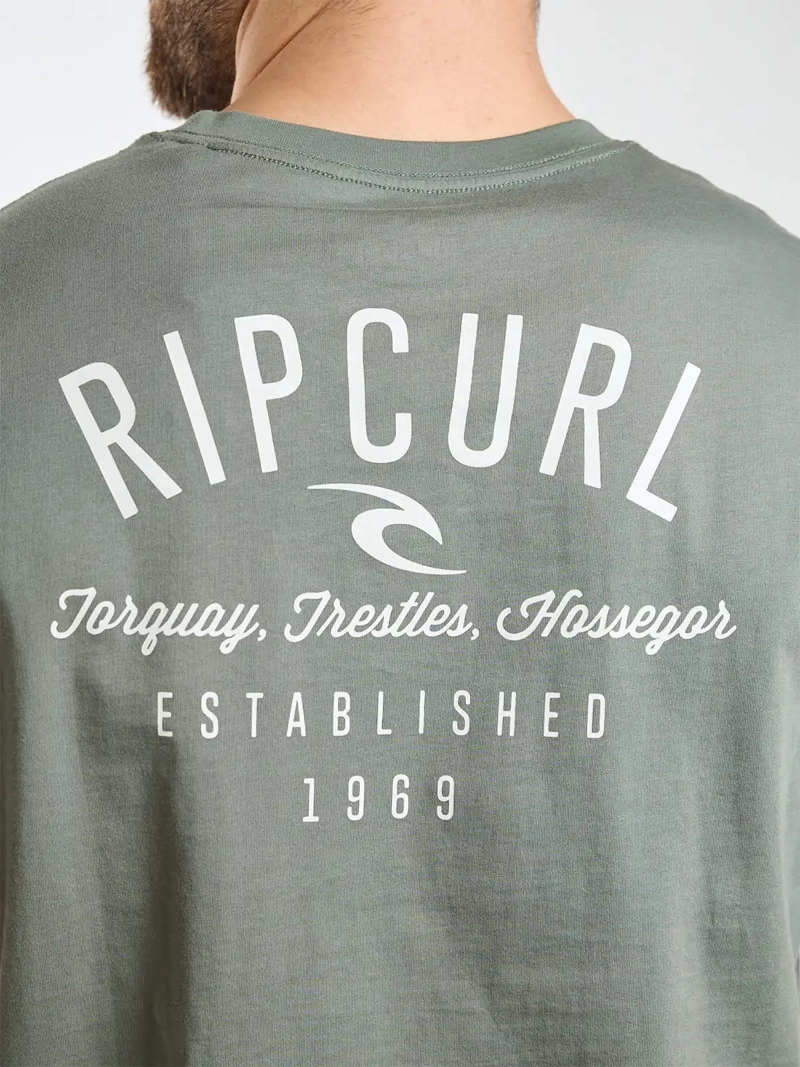 POLERA HOMBRE RIP CURL MANGA CORTA ALGODÓN COLECCIÓN - 6