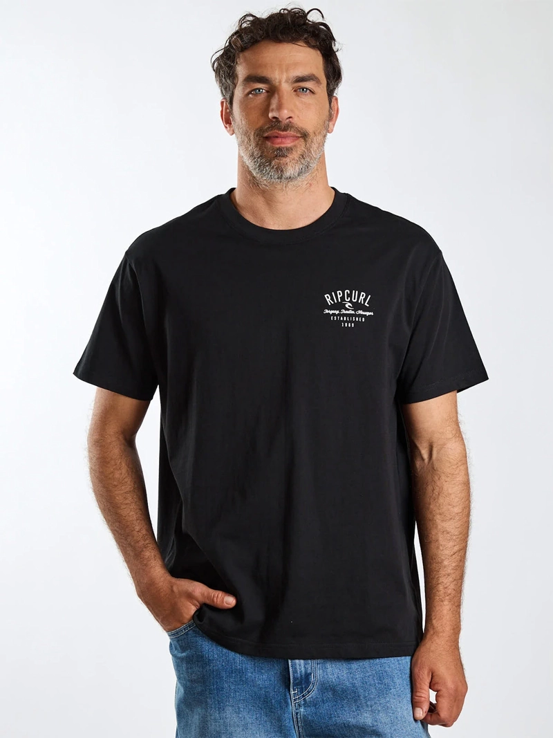 POLERA HOMBRE RIP CURL MANGA CORTA ALGODÓN COLECCIÓN