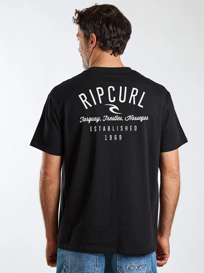 POLERA HOMBRE RIP CURL MANGA CORTA ALGODÓN COLECCIÓN - 2