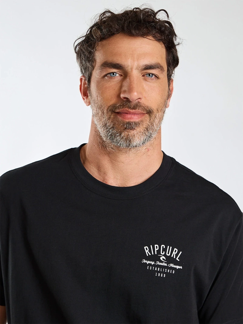 POLERA HOMBRE RIP CURL MANGA CORTA ALGODÓN COLECCIÓN - 4