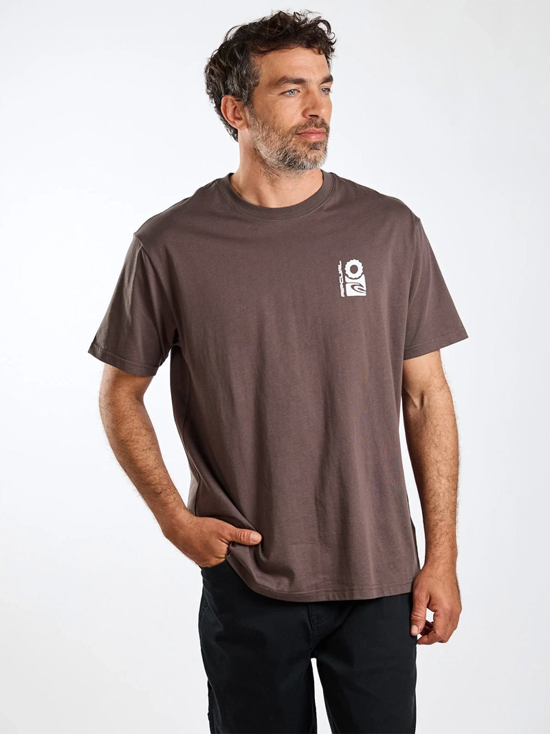 POLERA HOMBRE RIP CURL ALGODÓN MANGA CORTA