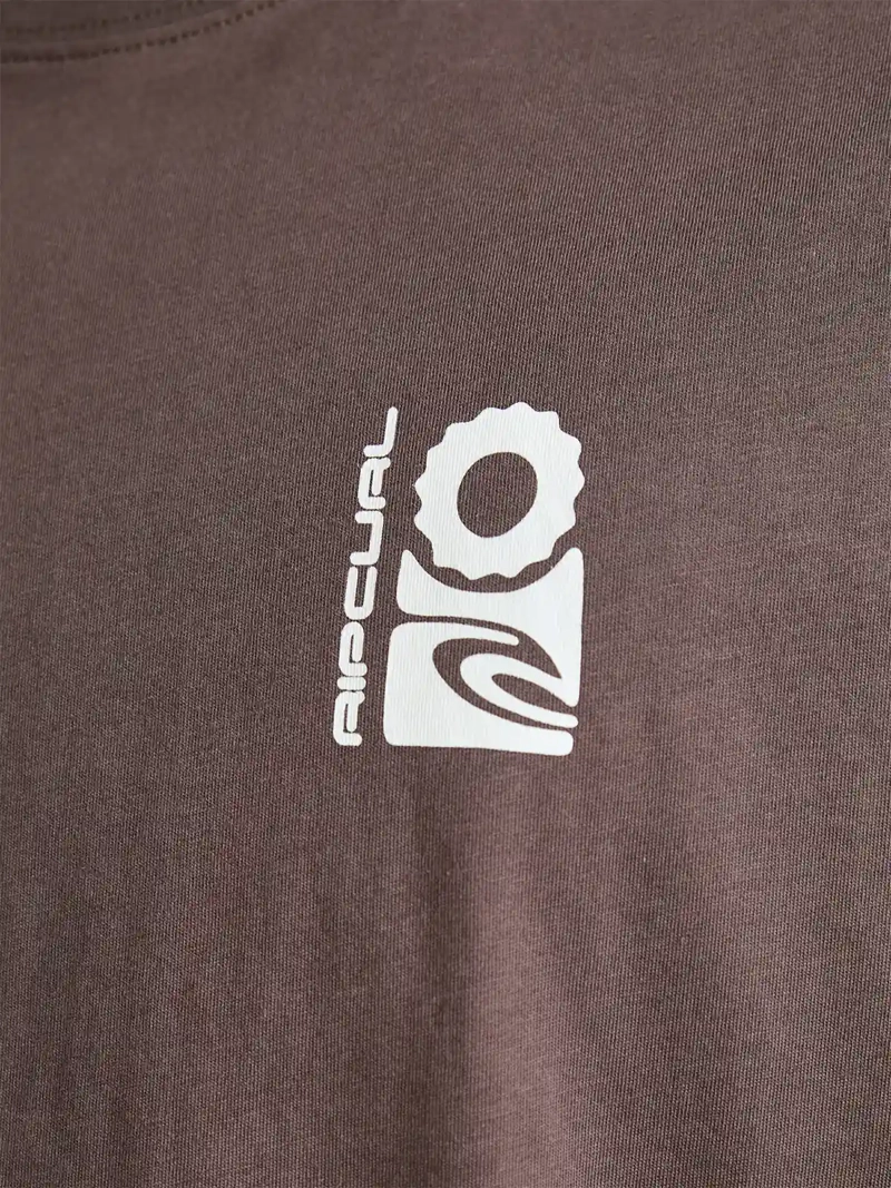 POLERA HOMBRE RIP CURL ALGODÓN MANGA CORTA - 5