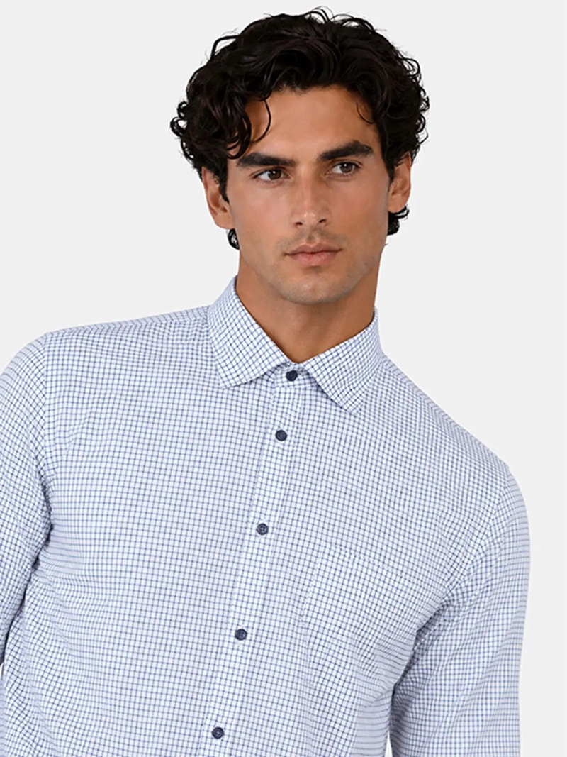 CAMISA HOMBRE ARROW MANGA LARGA CUADROS - 3
