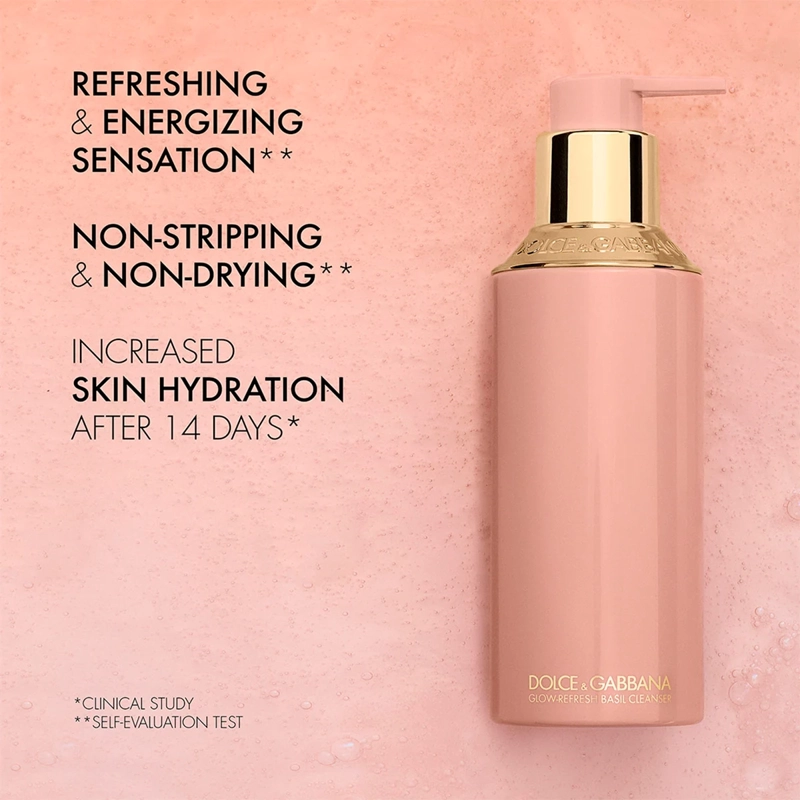 LIMPIADOR HIDRATANTE DOLCE&GABBANA GLOW-REFRESH BASIL CLEANSER 150ML - 7