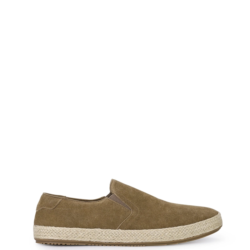 ALPARGATAS HOMBRE CARDINALE TAUPE VALLARTA CUERO - 1