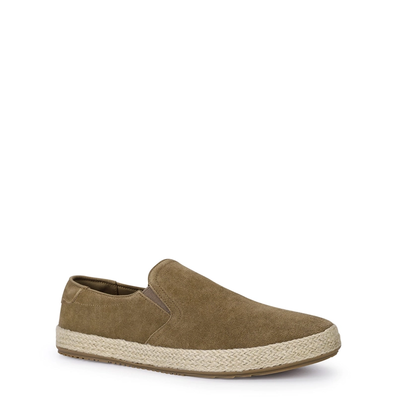 ALPARGATAS HOMBRE CARDINALE TAUPE VALLARTA CUERO - 2