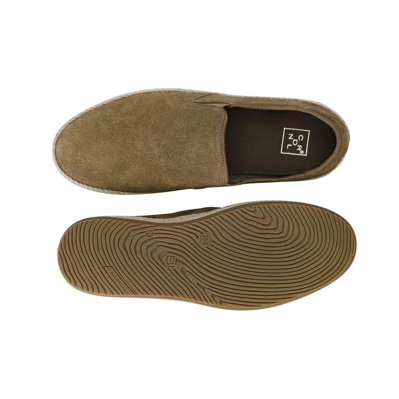 ALPARGATAS HOMBRE CARDINALE TAUPE VALLARTA CUERO - 5