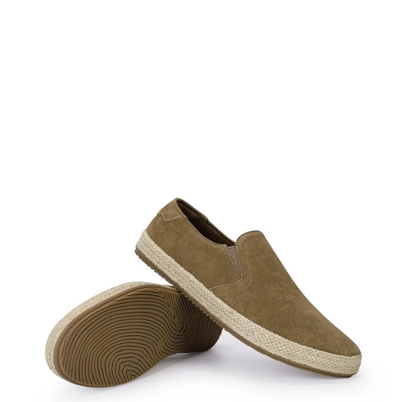 ALPARGATAS HOMBRE CARDINALE TAUPE VALLARTA CUERO - 3