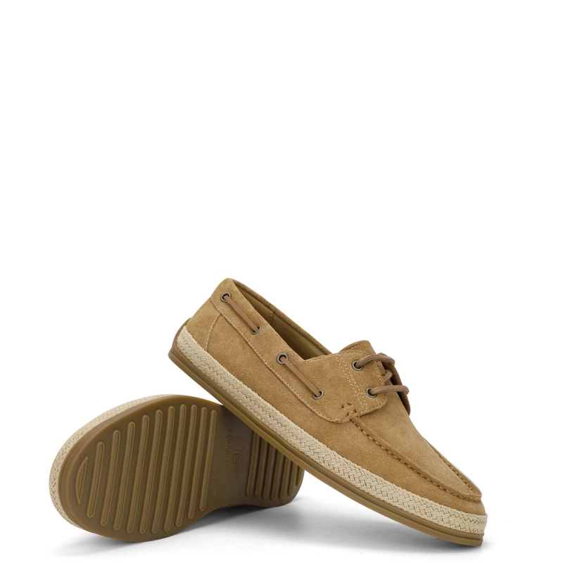 MOCASINES HOMBRE CARDINALE CAFÉ PORTSIDE CUERO - 3