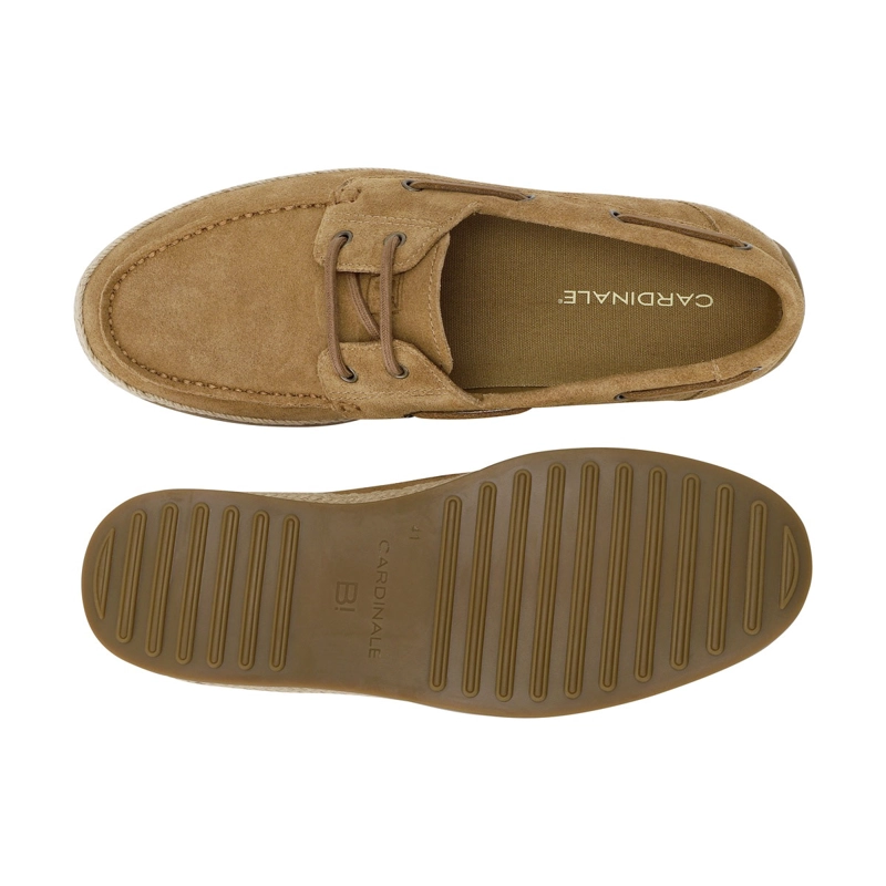 MOCASINES HOMBRE CARDINALE CAFÉ PORTSIDE CUERO - 5