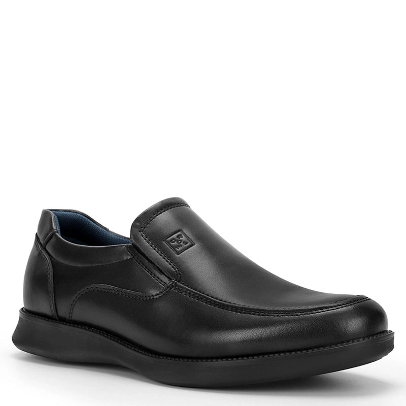 ZAPATOS HOMBRE CARDINALE NEGRO NEWHAM CUERO - 2