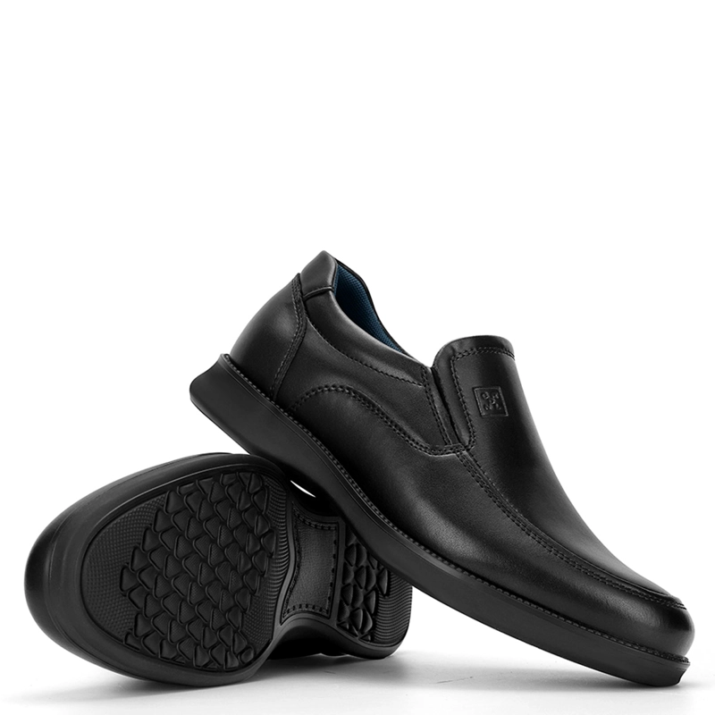 ZAPATOS HOMBRE CARDINALE NEGRO NEWHAM CUERO - 3