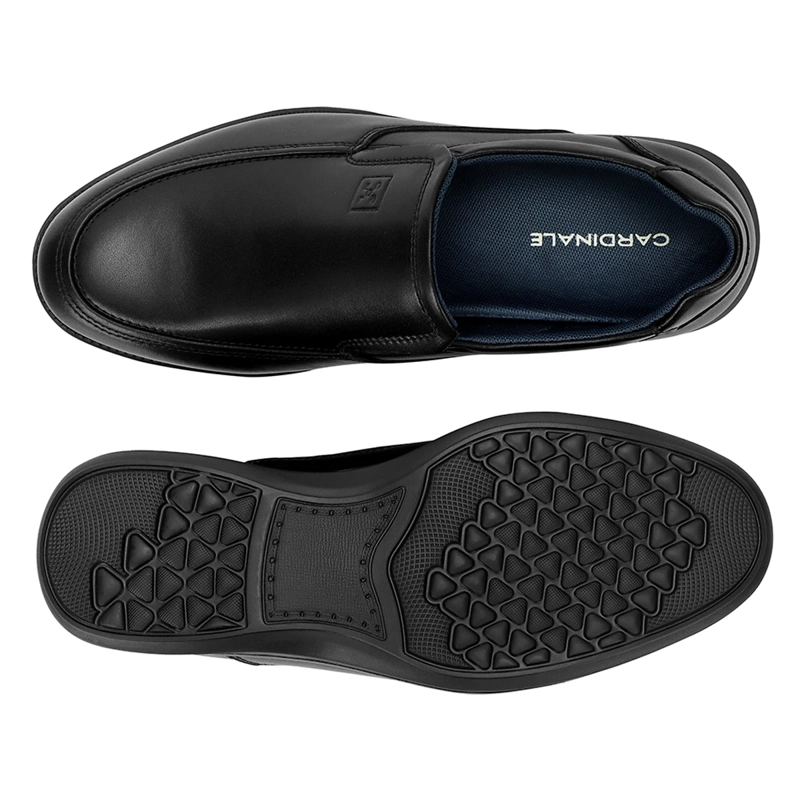 ZAPATOS HOMBRE CARDINALE NEGRO NEWHAM CUERO - 5